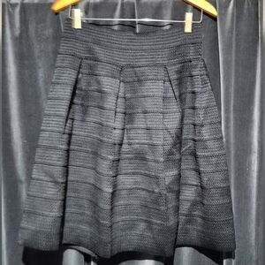 NY&C Elegant Black Pleated Skirt